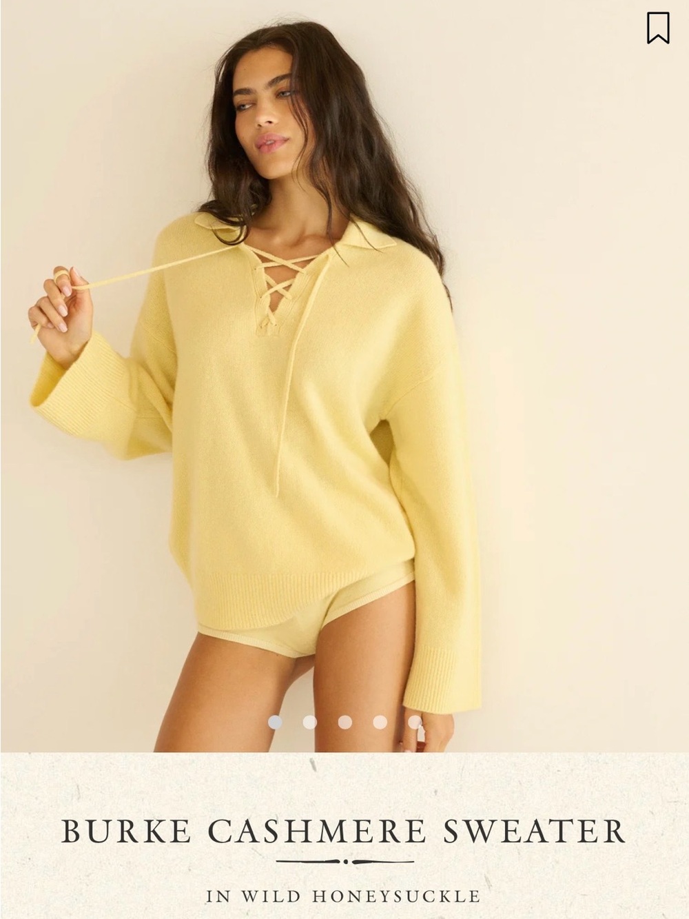 Doen BURKE CASHMERE SWEATER
IN WILD HONEYSUCKLE